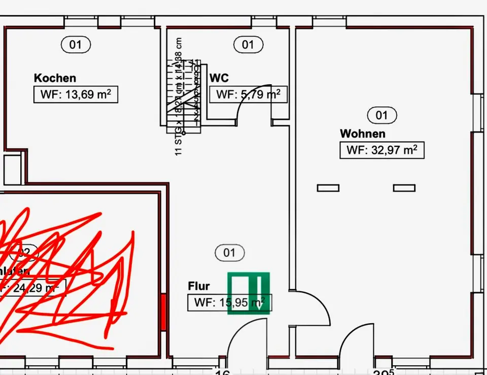 4 Zimmer Wohnung mit 133 m² in Wernigerode – Bild 10