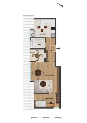 2 Zimmer Wohnung mit 52 m² in Leipzig – Bild 2