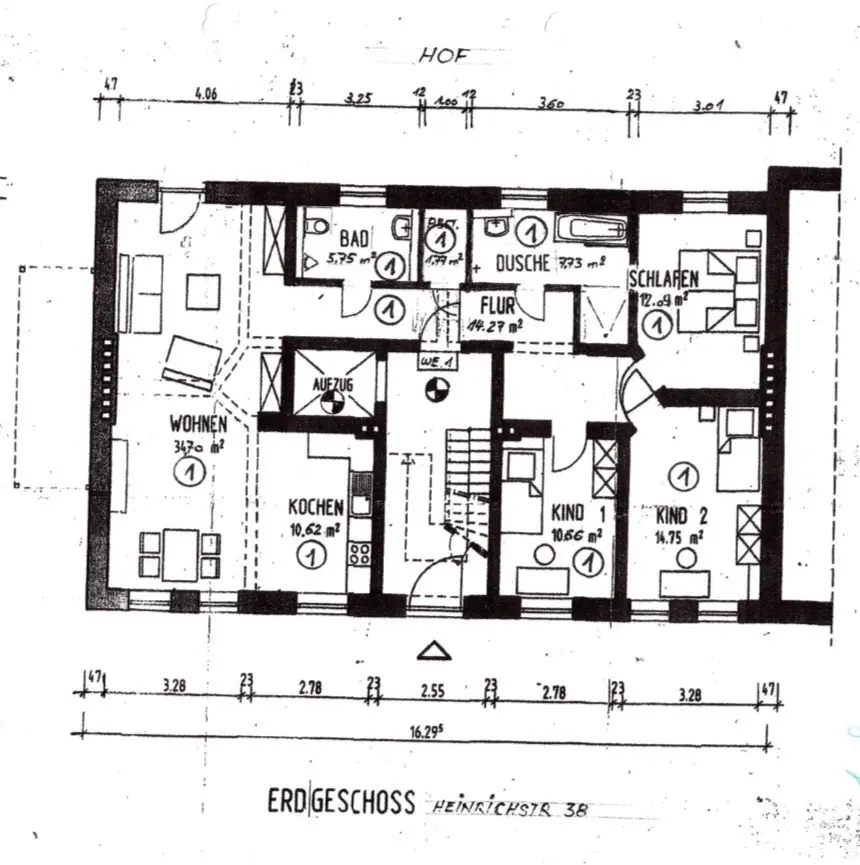 4 Zimmer Wohnung mit 112 m² in Bremerhaven – Bild 1