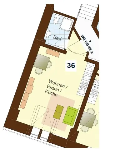 Studio mit 37 m² in Remscheid – Bild 4