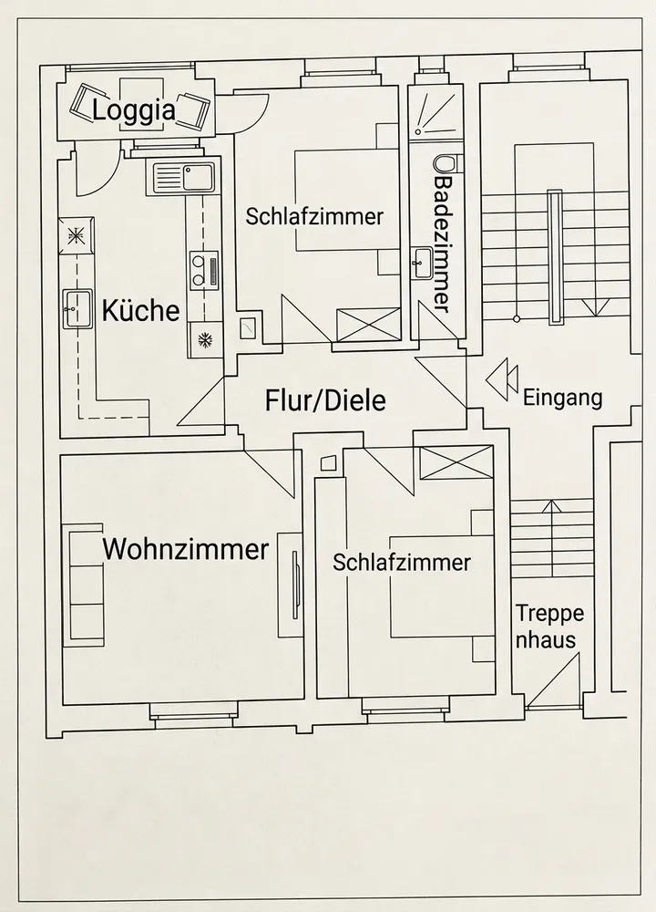 3 Zimmer Wohnung mit 65 m² in Konstanz – Bild 9