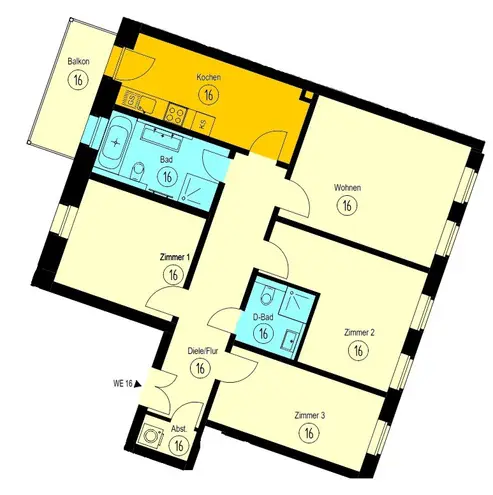 4 Zimmer Wohnung mit 99 m² in Leipzig – Bild 11
