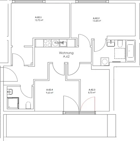 WG-Zimmer mit 12 m² in Berlin – Bild 4