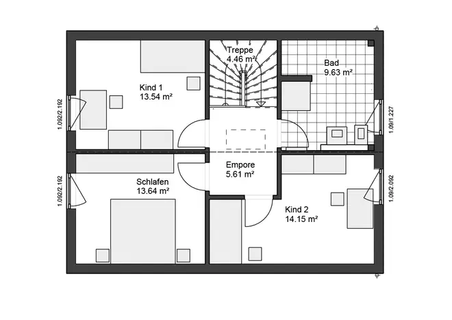 3 Zimmer Haus mit 120 m² in Dortmund – Bild 3