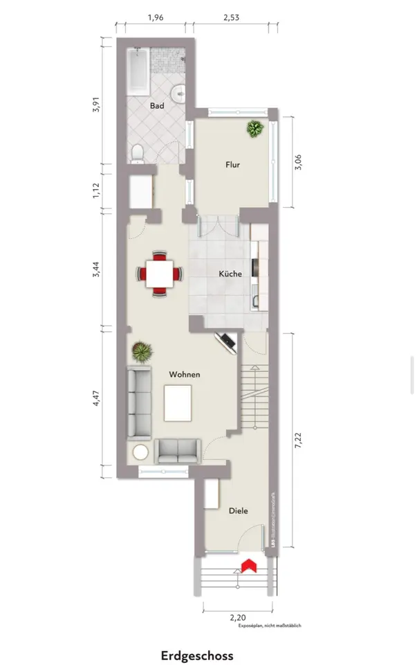 4 Zimmer Haus mit 117 m² in Dortmund – Bild 2