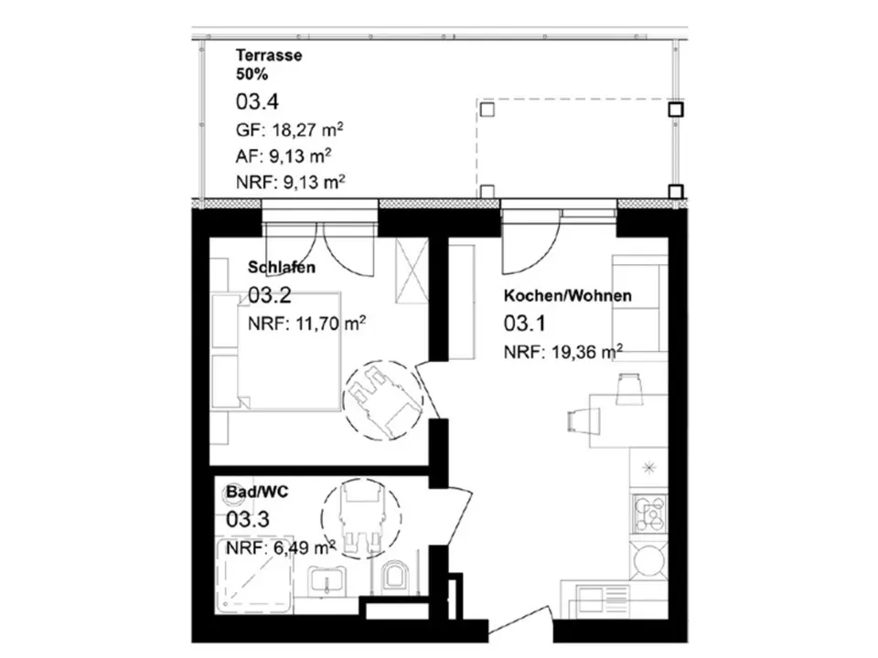 2 Zimmer Wohnung mit 47 m² in Sangerhausen – Bild 5