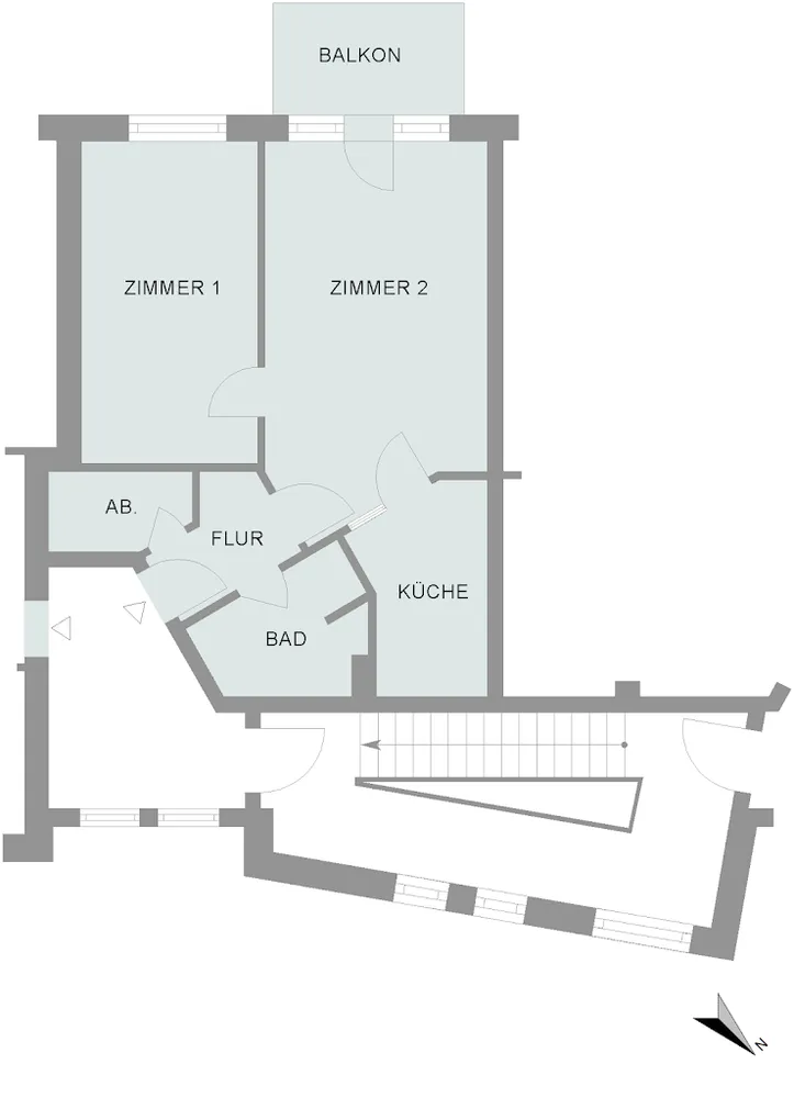 2 Zimmer Wohnung mit 50 m² in Bremen – Bild 2