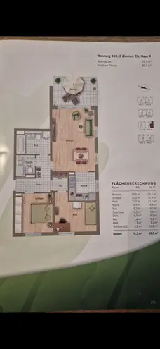 3 Zimmer Wohnung mit 76 m² in München – Bild 6