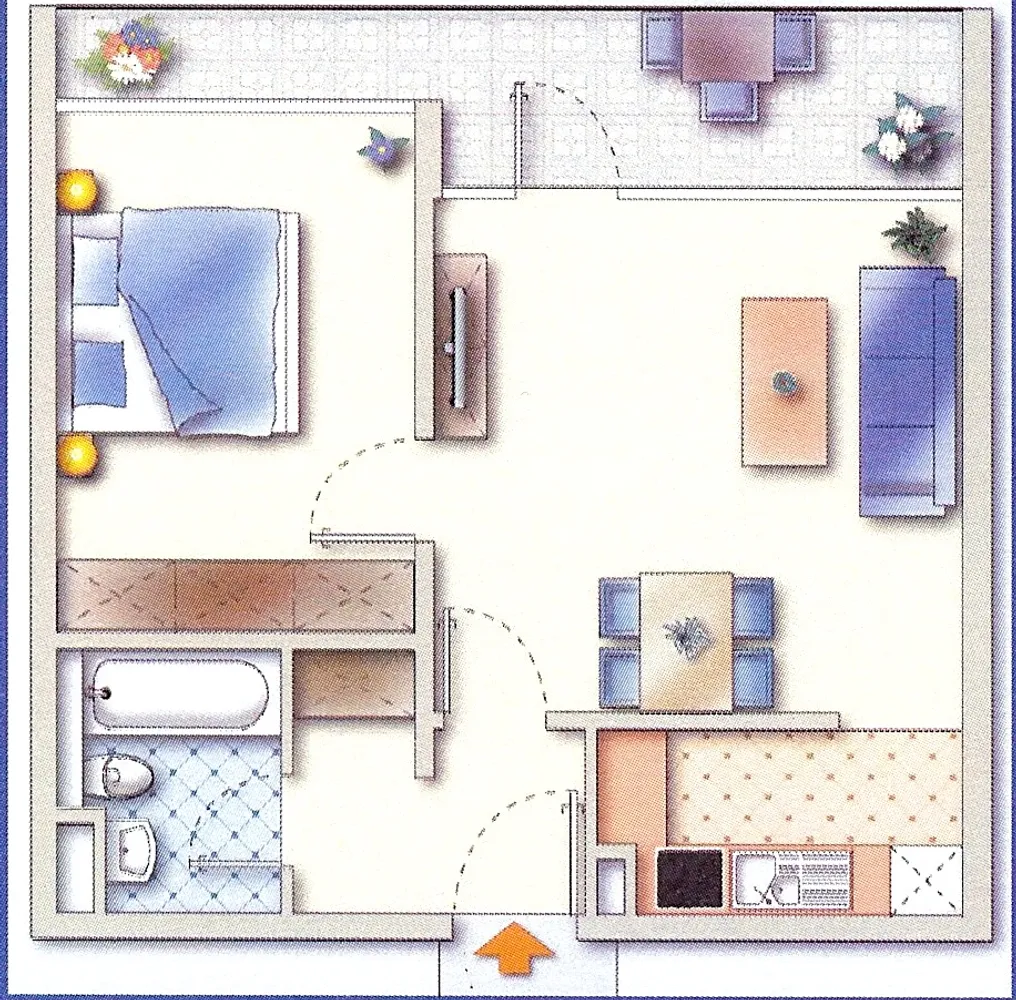 2 Zimmer Wohnung mit 50 m² in Celle – Bild 2
