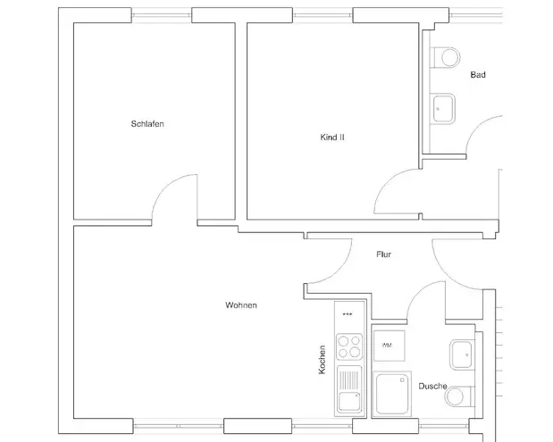 2 Zimmer Wohnung mit 42 m² in Braunschweig – Bild 3