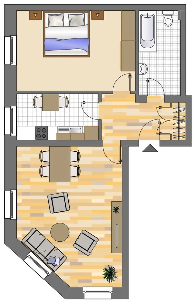 2 Zimmer Wohnung mit 62 m² in Dortmund – Bild 2