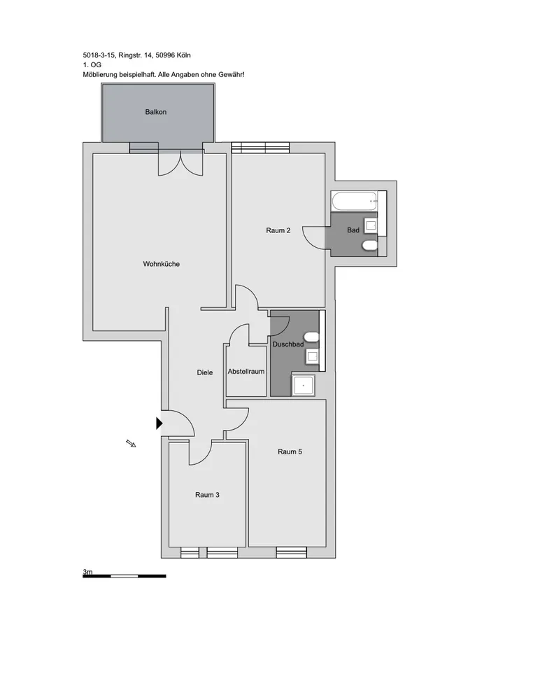 4 Zimmer Wohnung mit 104 m² in Köln – Bild 4