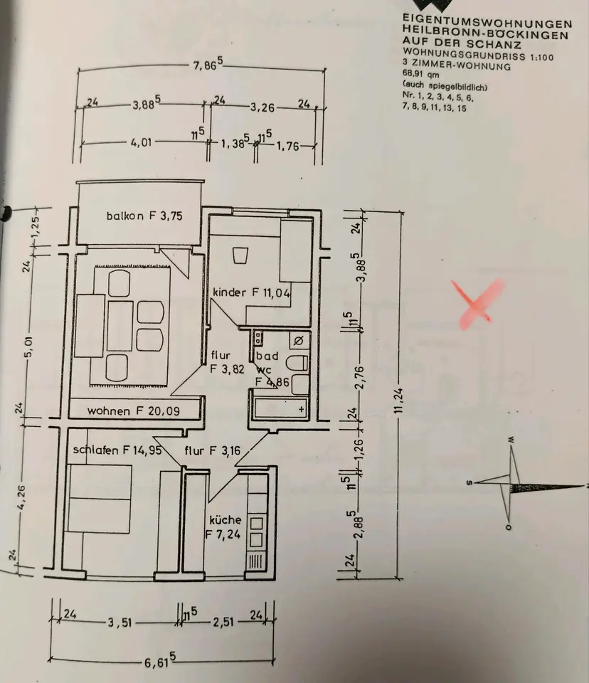 3 Zimmer Wohnung mit 69 m² in Heilbronn – Bild 3