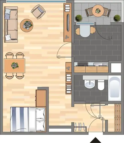 1 Zimmer Wohnung mit 39 m² in Dortmund – Bild 4