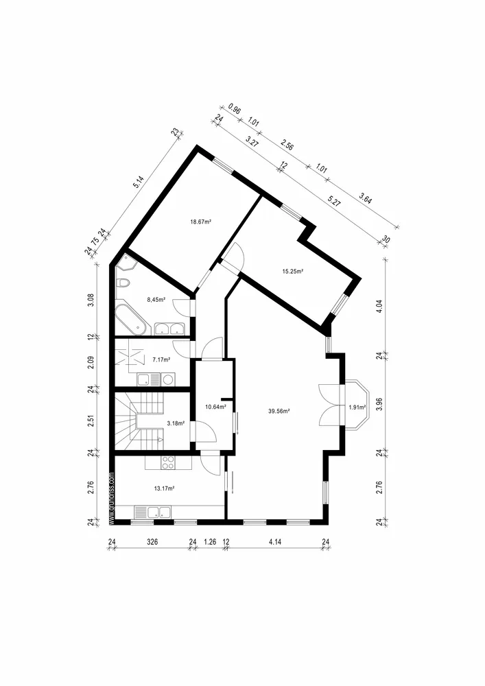 3 Zimmer Wohnung mit 110 m² in Detmold – Bild 8