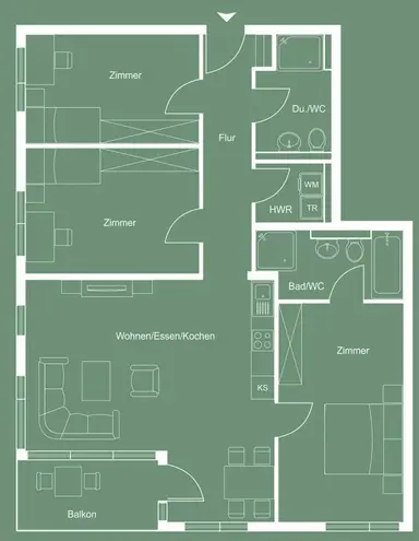 4 Zimmer Wohnung mit 102 m² in Saarbrücken – Bild 11