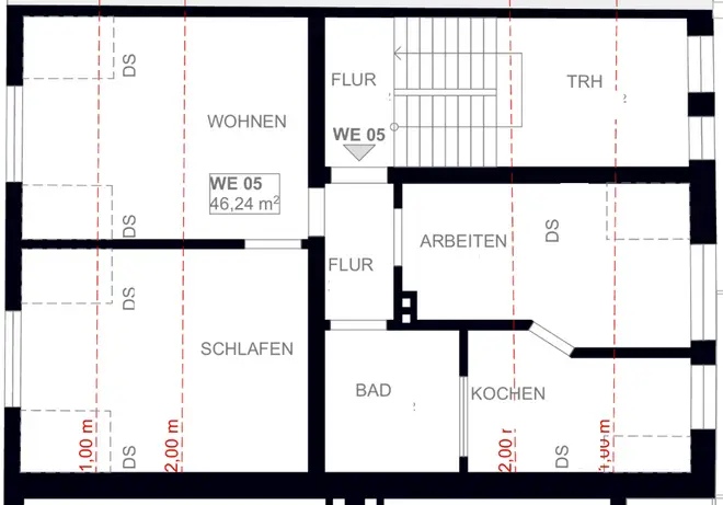3 Zimmer Wohnung mit 46 m² in Darmstadt – Bild 9