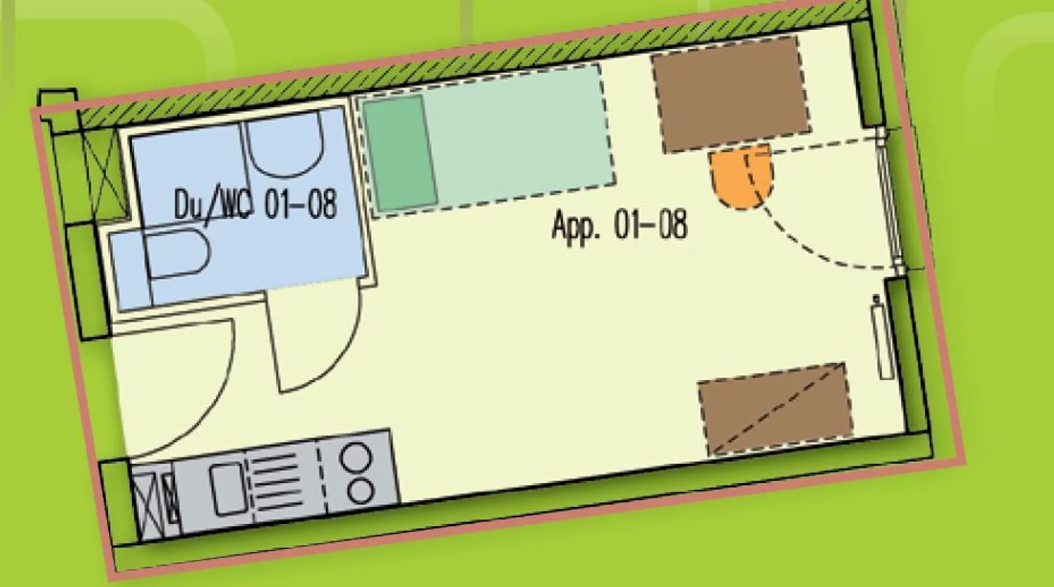 1 Zimmer Wohnung mit 21 m² in Erlangen – Bild 6