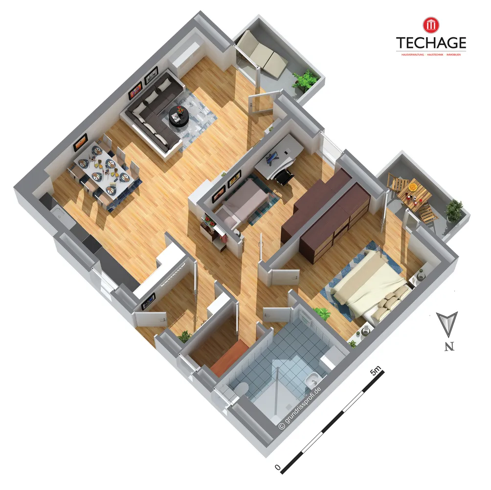 3 Zimmer Wohnung mit 82 m² in Kiel – Bild 4