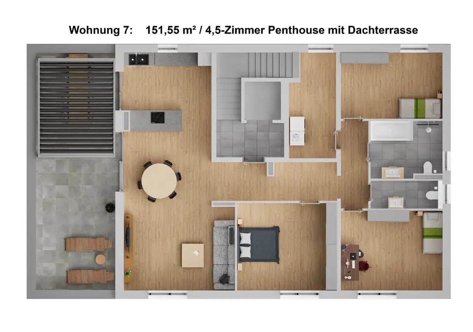3 Zimmer Wohnung mit 150 m² in Rosenheim – Bild 8