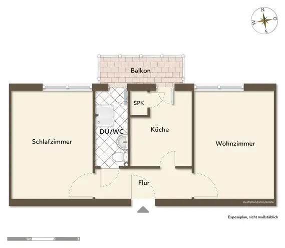 2 Zimmer Wohnung mit 52 m² in Bremen – Bild 6