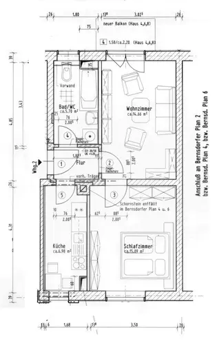 2 Zimmer Wohnung mit 47 m² in Chemnitz – Bild 12