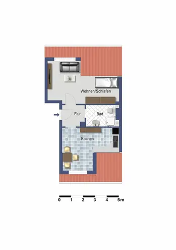 1 Zimmer Wohnung mit 35 m² in Bonn – Bild 11
