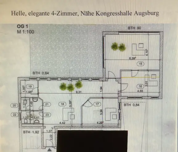 4 Zimmer Wohnung mit 104 m² in Augsburg – Bild 7