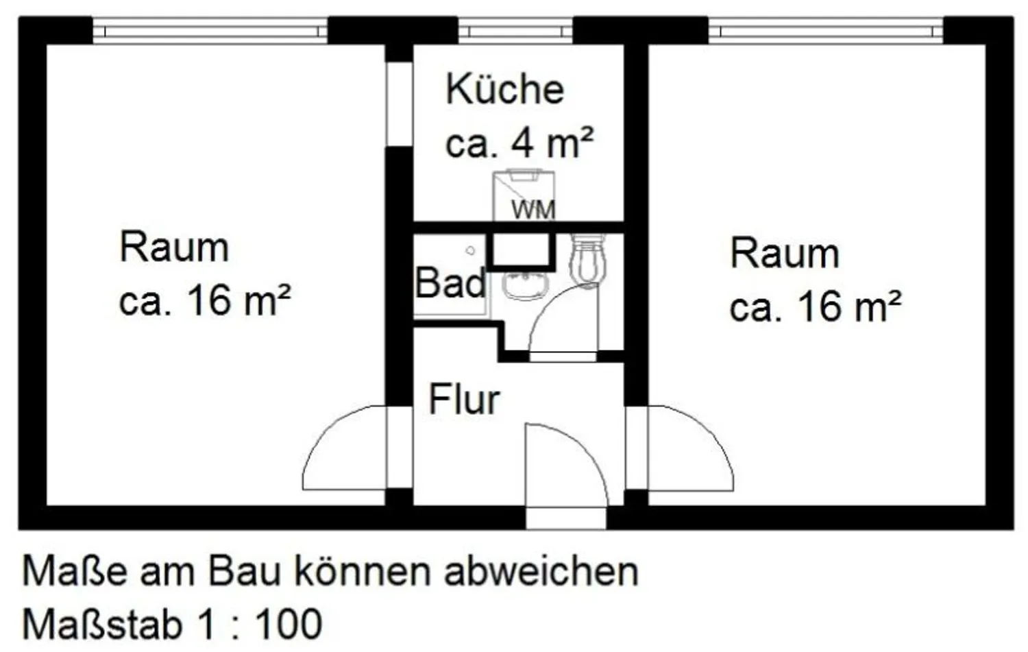 2 Zimmer Wohnung mit 40 m² in Halle (Saale) – Bild 6