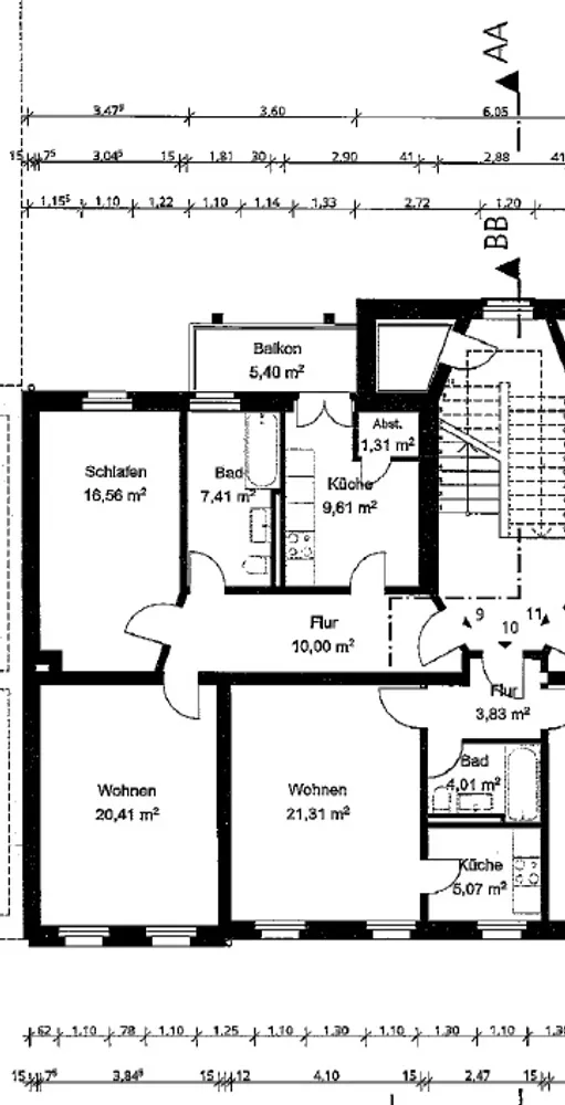 2 Zimmer Wohnung mit 70 m² in Chemnitz – Bild 10