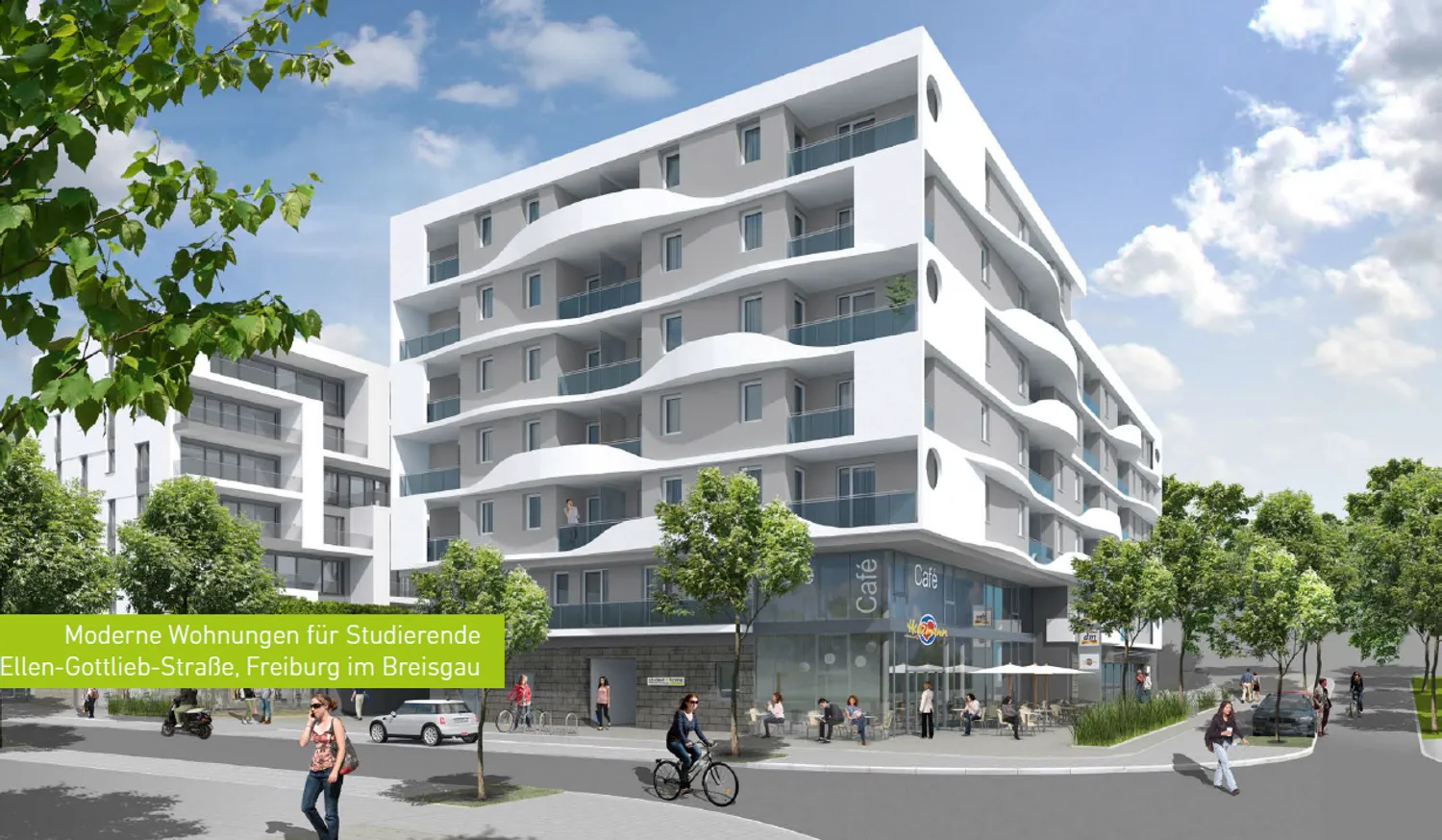 2 Zimmer Wohnung mit 44 m² in Freiburg im Breisgau – Bild 1