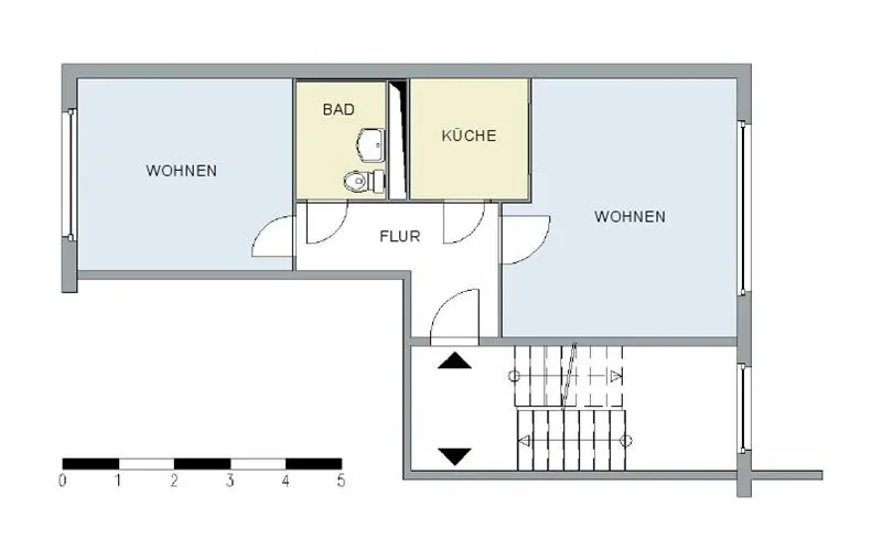 2 Zimmer Wohnung mit 46 m² in Neubrandenburg – Bild 4