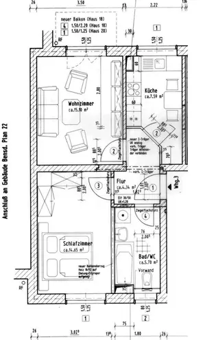 2 Zimmer Wohnung mit 48 m² in Chemnitz – Bild 9