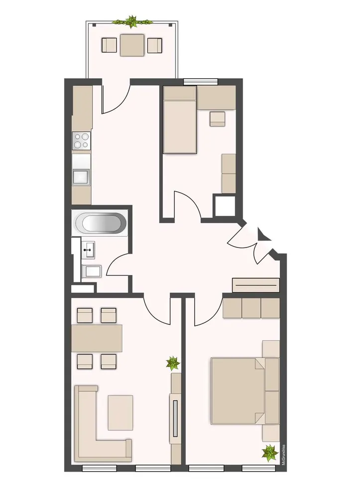 3 Zimmer Wohnung mit 62 m² in Leipzig – Bild 6