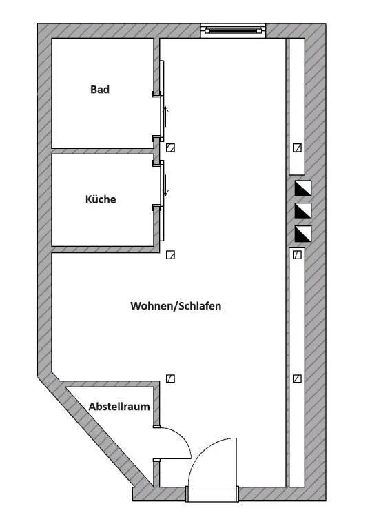 2 Zimmer Wohnung mit 48 m² in Erfurt – Bild 8