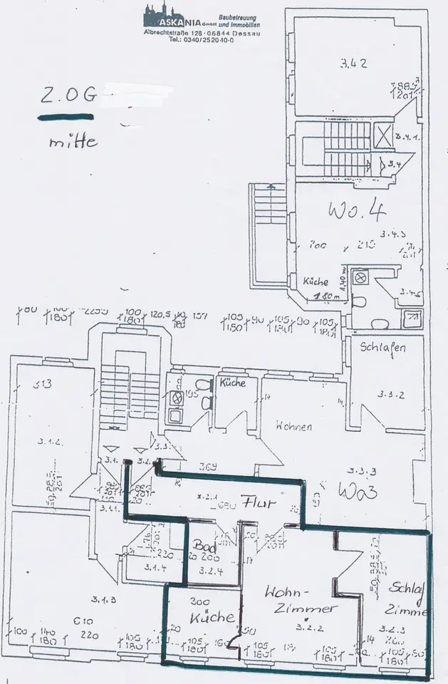 2 Zimmer Wohnung mit 57 m² in Dessau-Roßlau – Bild 5