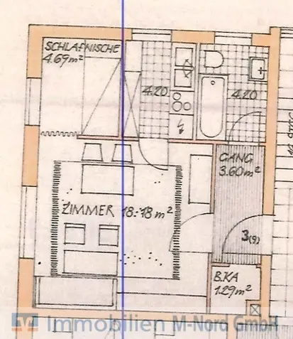 Studio mit 36 m² in München – Bild 8