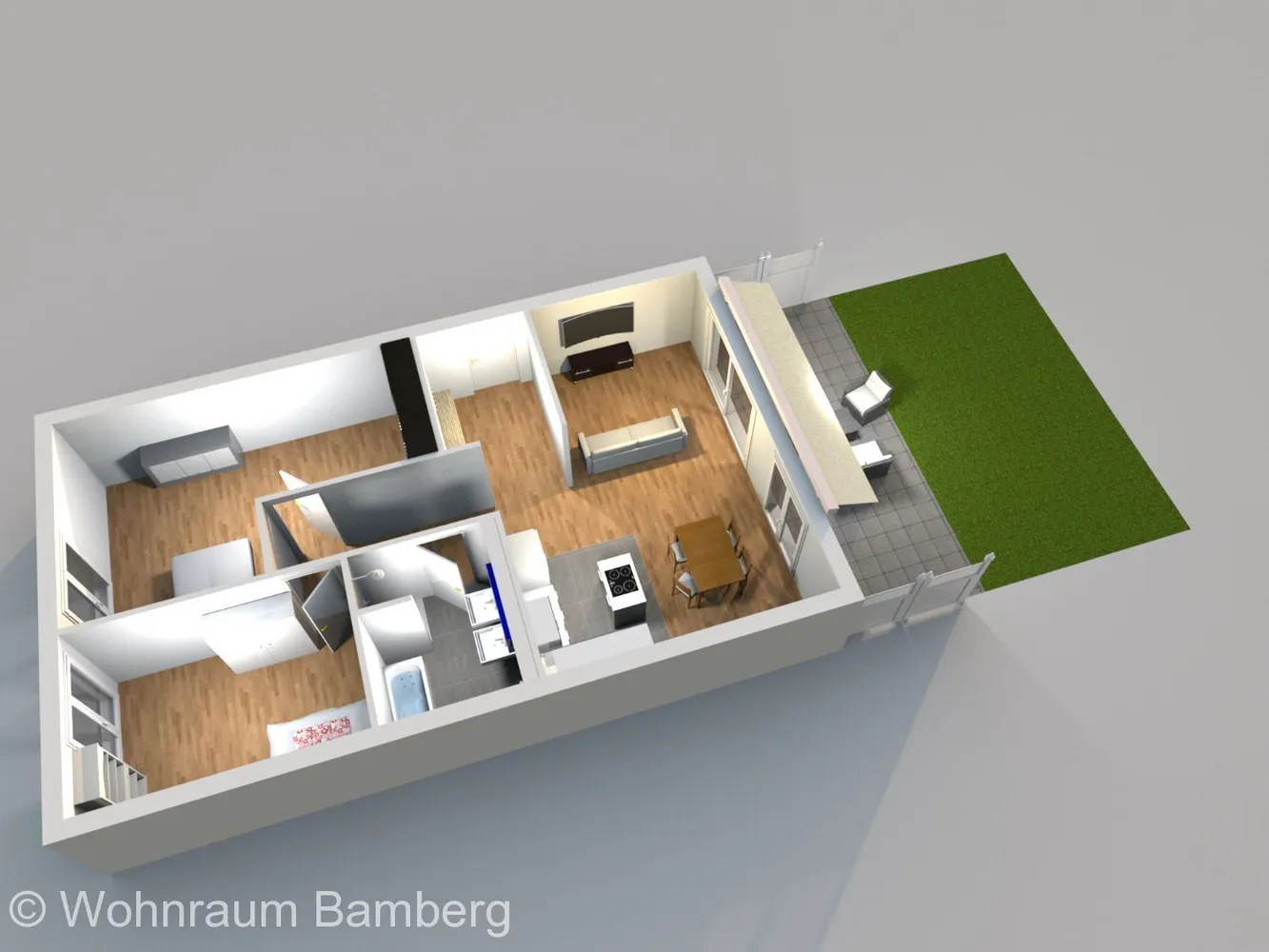 3 Zimmer Wohnung mit 95 m² in Bamberg – Bild 1