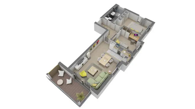 3 Zimmer Wohnung mit 61 m² in Hanau – Bild 5