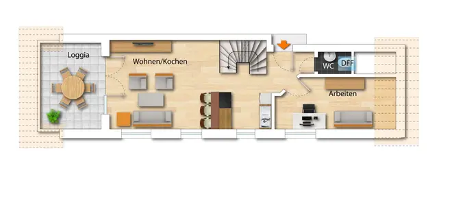 3 Zimmer Wohnung mit 75 m² in Bielefeld – Bild 2