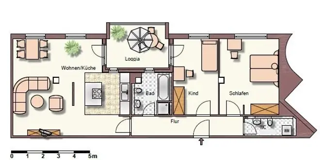 3 Zimmer Wohnung mit 95 m² in Chemnitz – Bild 2