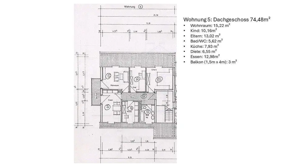 3 Zimmer Wohnung mit 75 m² in Trier – Bild 5