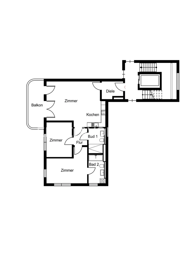 3 Zimmer Wohnung mit 92 m² in Köln – Bild 9