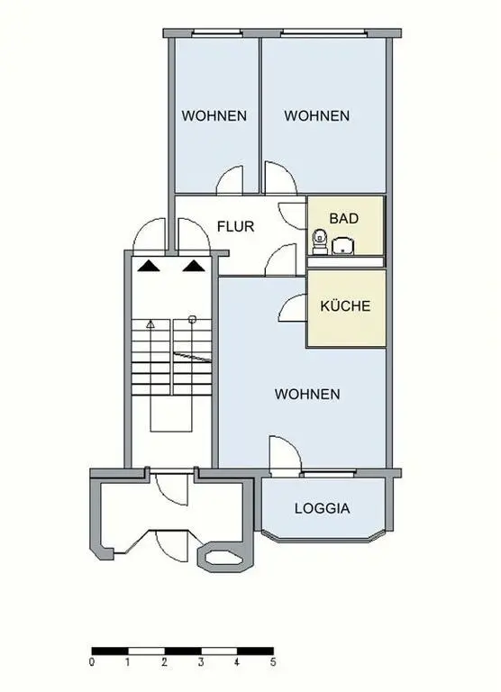 3 Zimmer Wohnung mit 62 m² in Neubrandenburg – Bild 4