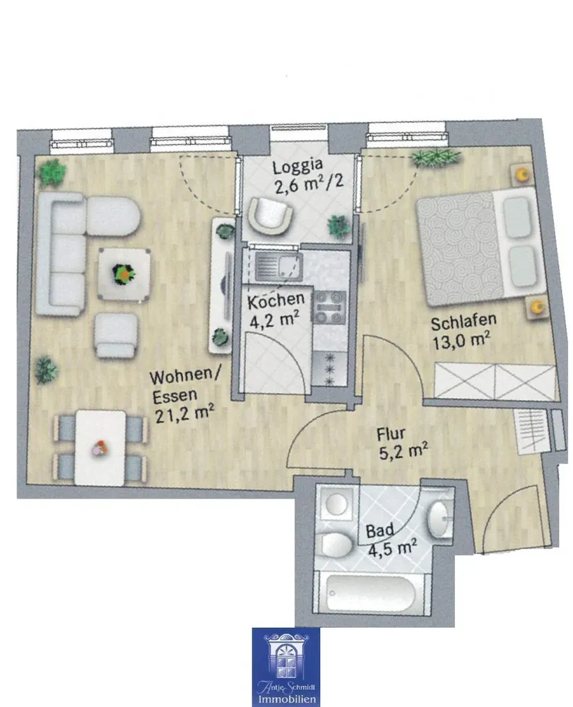 2 Zimmer Wohnung mit 49 m² in Dresden – Bild 9