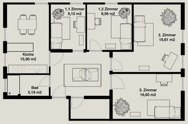 WG-Zimmer mit 18 m² in Hannover – Bild 3