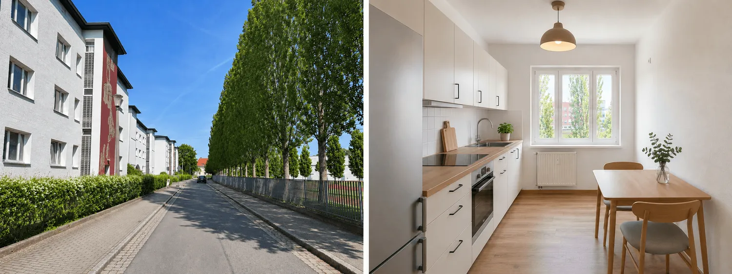 2 Zimmer Wohnung mit 51 m² in Dresden – Bild 1