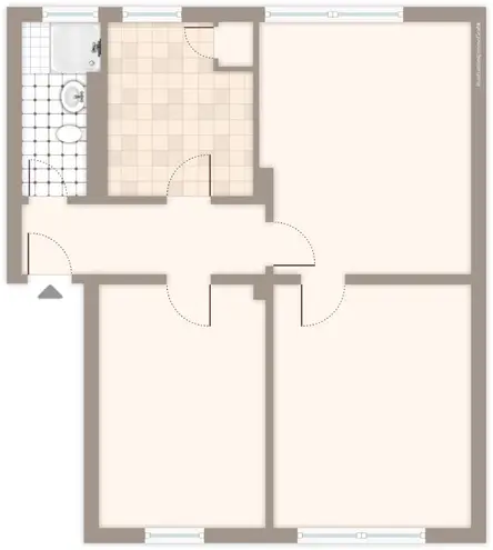 3 Zimmer Wohnung mit 54 m² in Mönchengladbach – Bild 1