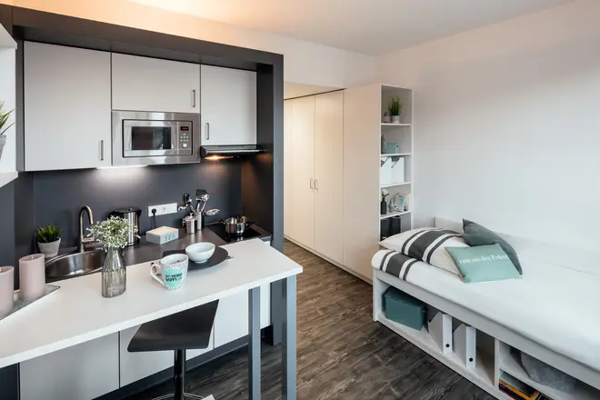 1 Zimmer Wohnung mit 20 m² in Münster – Bild 1
