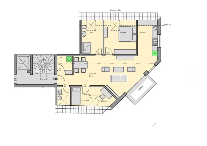 3 Zimmer Wohnung mit 75 m² in Paderborn – Bild 8